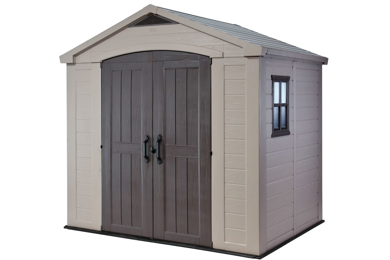 Factor 8x6 Plastic Storage Shed Keter within proportions 1280 X 853