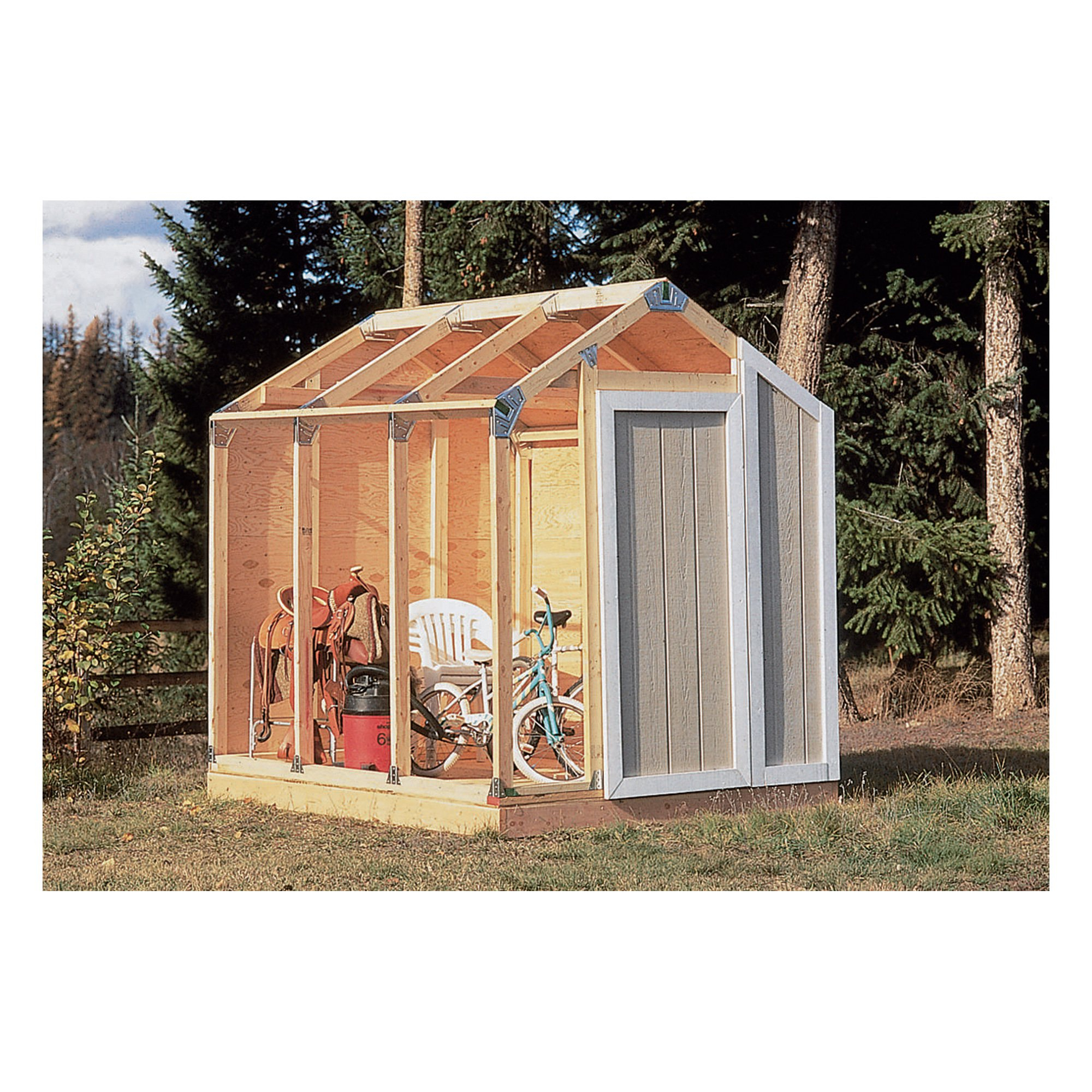 Fast Framer Universal Storage Shed Framing Kit Universal Roof within size 2000 X 2000