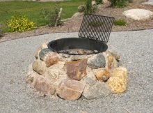 Field Stone Firepit Fire Pit Using Granite Boulders Built Into inside proportions 2272 X 1704