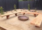 Fire Pit And Bench Seating Landscaping Excellence Smart for measurements 1632 X 1224