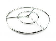 Fire Pit Essentials 24 In Stainless Steel Fire Ring Burner With with regard to sizing 1000 X 1000