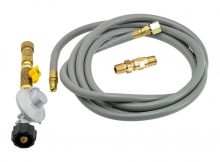 Fire Pit Propane Installation Kit With 12 Hose And Quick Connect with regard to proportions 1000 X 1000