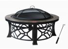 Fire Pit With Pvc Cover Black With Antique Bronze Leg Frame within measurements 2000 X 2000