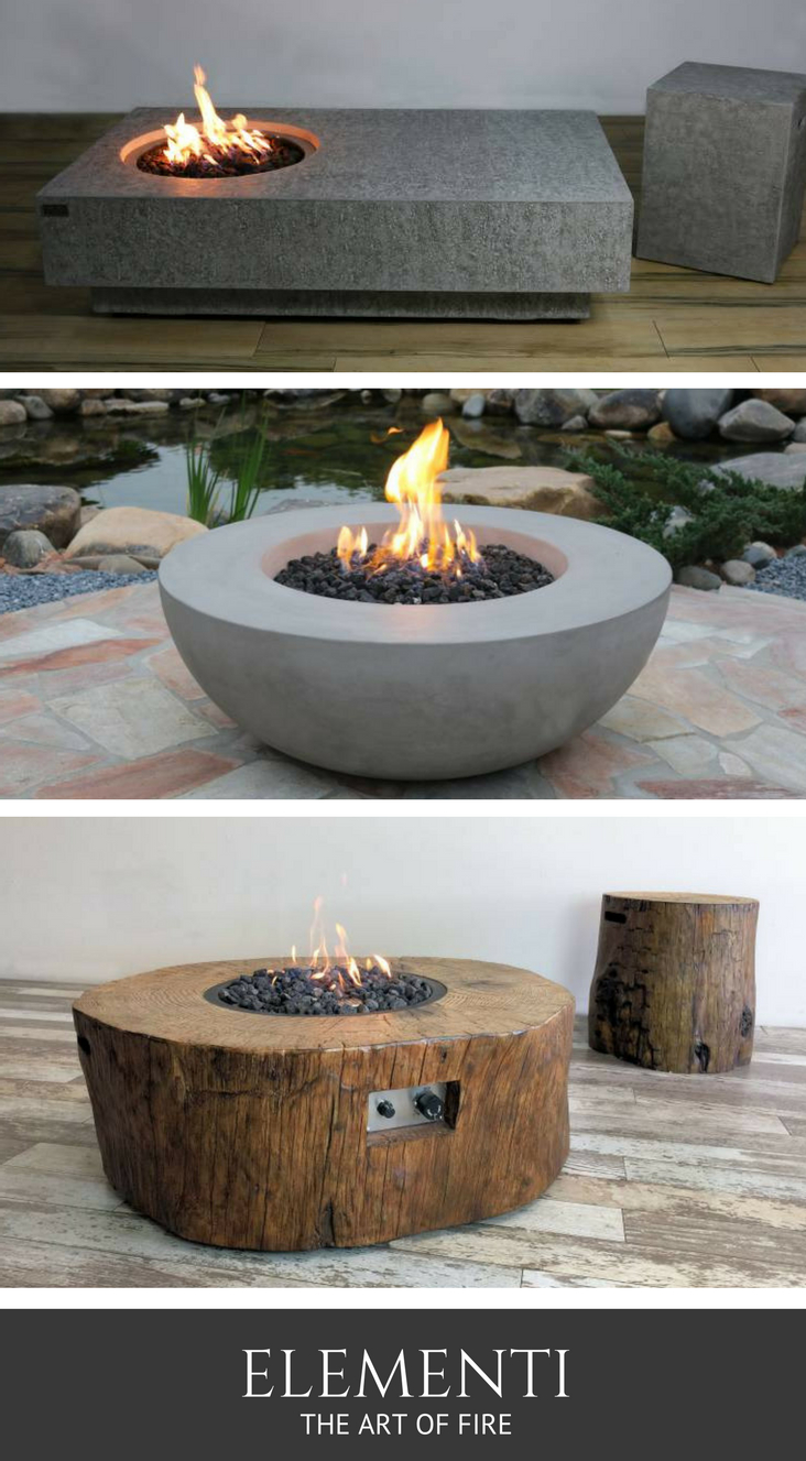 Fire Pits Elementi Are Handcrafted From Cast Concrete And Eco pertaining to size 732 X 1327