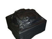 Fire Sense 38 In 10 Gauge Square Firepit Table Vinyl Cover 02056 within proportions 1000 X 1000