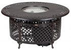 Fire Sense 48 In X 24 In Venza Cast Aluminum Round Lpg Fire Pit intended for dimensions 1000 X 1000