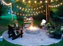 Firepit Patio Country Cottage Diy Circular Outdoor Entertaining for measurements 1065 X 1600