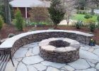 Firepit This Uniquely Shaped Brick Veneered Fire Pit In throughout sizing 2304 X 1728