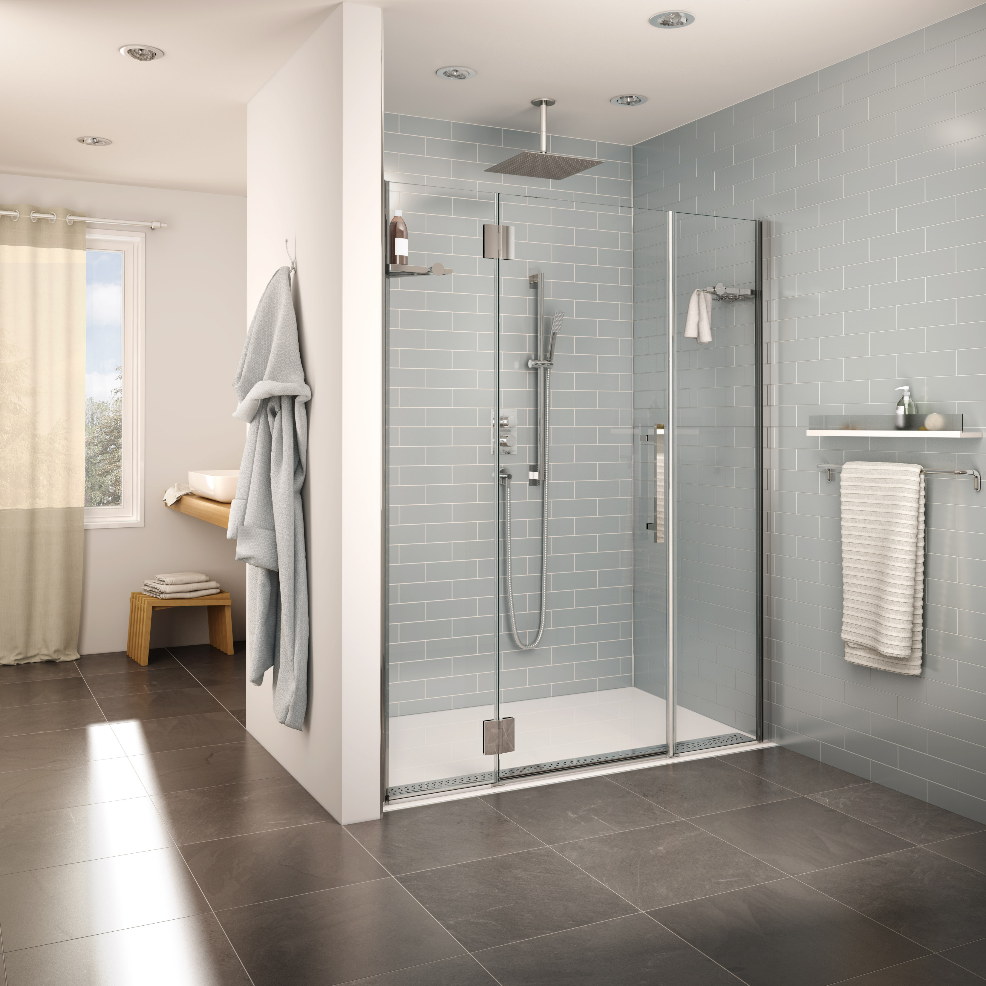 Fleurco Introduces The Accessible Design Shower Bases with dimensions 3300 X 3300