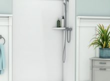 Flexstone Elegance Shower Surround 80h X 48w X 36d 3 Panel Shower with regard to sizing 2022 X 2292