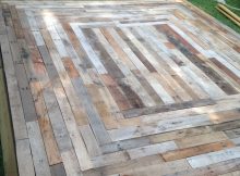 Floating Deck Made From Reclaimed Pallet Wood From Home Remedies intended for size 2448 X 3264