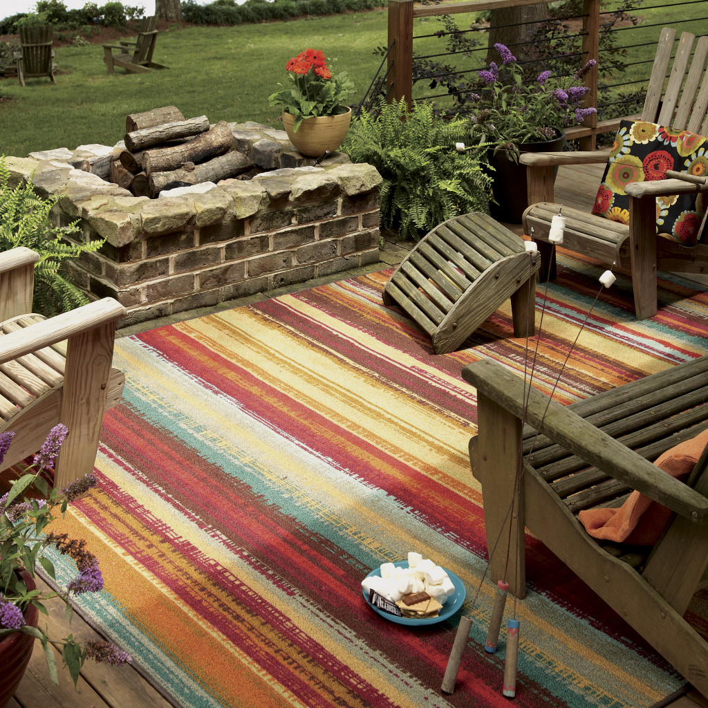 Flooring Rugs Outdoor Patio With Adirondack Chairs And Mohawk Rugs with regard to size 1024 X 1024