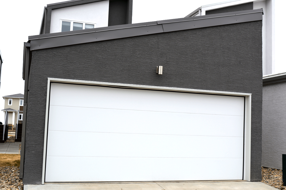 Flush Panel Garage Doors Queen City Overhead Door pertaining to size 1200 X 800