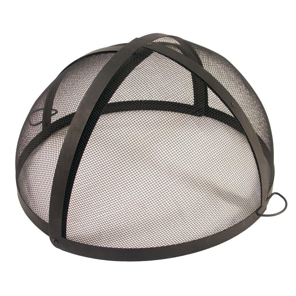 Folding Spark Screen Fire Pit Fireplace Guard Round Replacement within proportions 1000 X 1000
