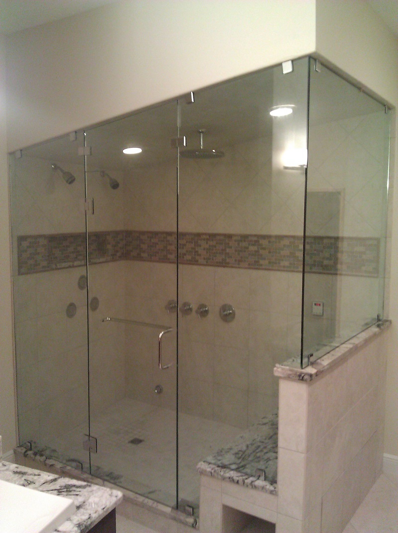 Frameless Glass Shower Doors West Palm Beach intended for sizing 800 X 1071