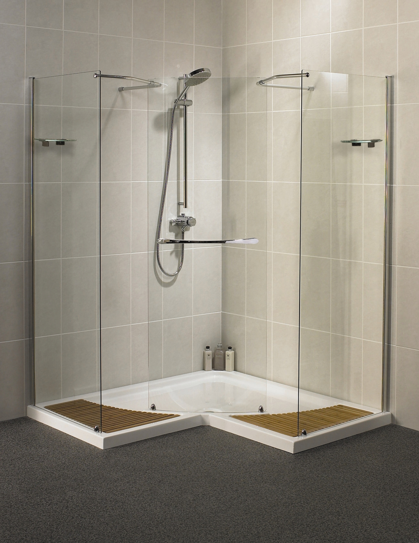 Free Standing Shower Doors Bliss Bath And Kitchen pertaining to dimensions 1350 X 1750