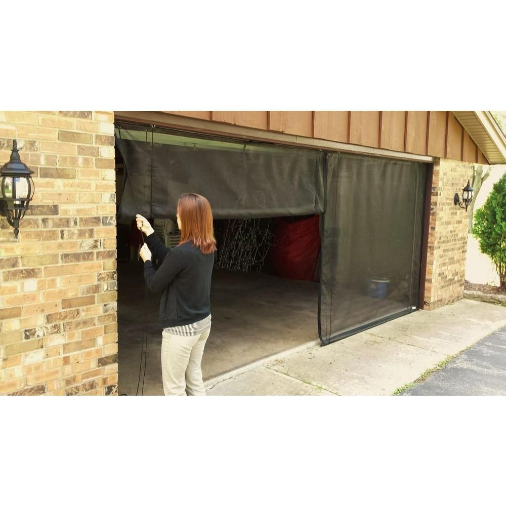 Fresh Air Screens 9 Ft X 8 Ft 3 Zipper Garage Door Screen With for measurements 1000 X 1000