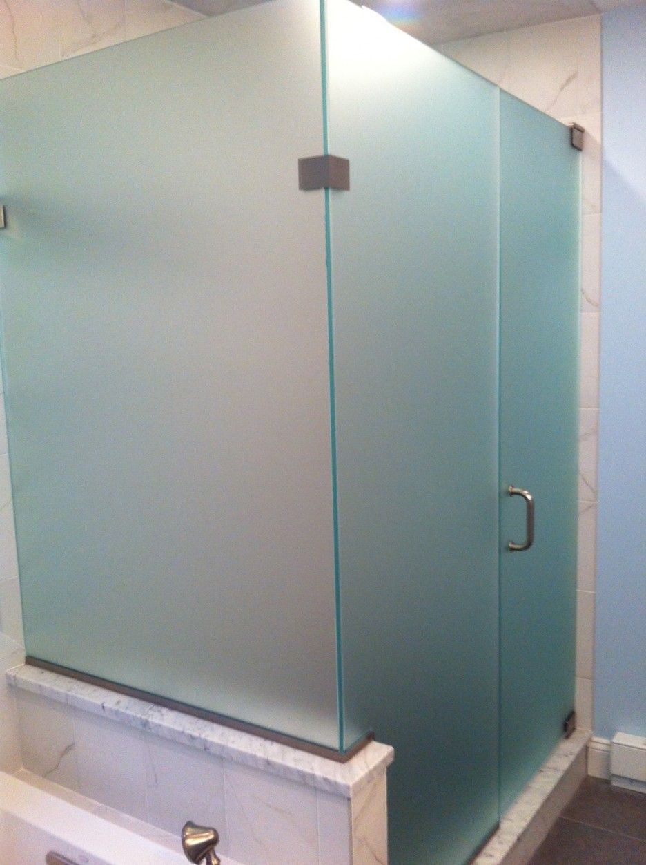 Furniture Bathroom Cool Frosted Glass Shower Doors Custom with measurements 936 X 1252