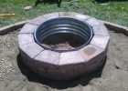 Galvanized And Brick Fire Pit Ring Galvanized Fire Pit Ring Diy regarding measurements 1024 X 769