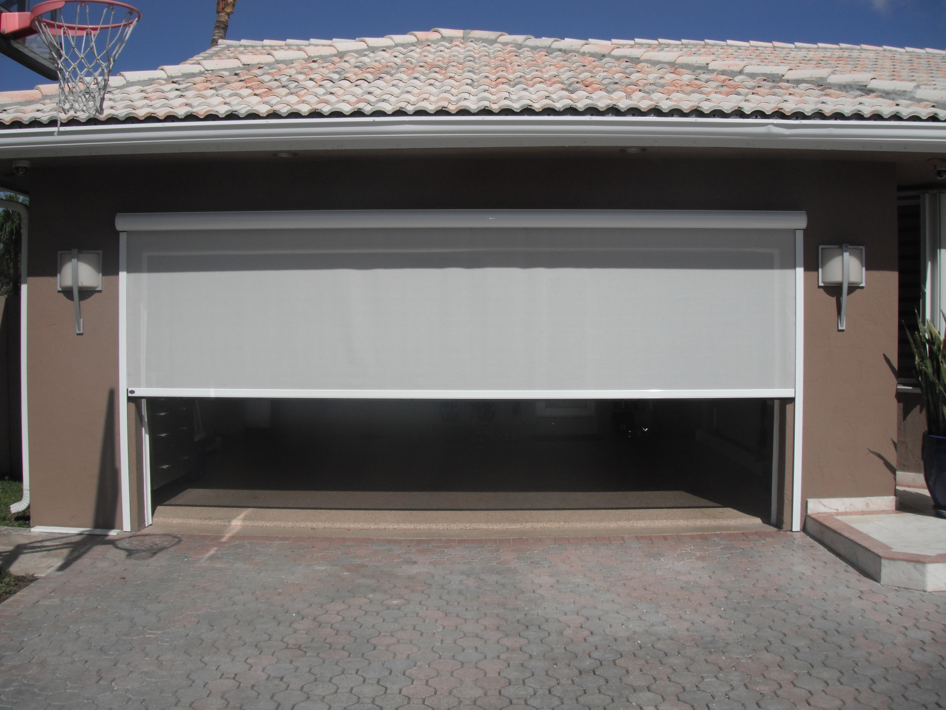 Retractable Double Garage Door Screen • Knobs Ideas Site