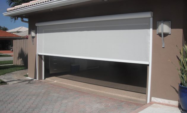 overhead garage door screens
