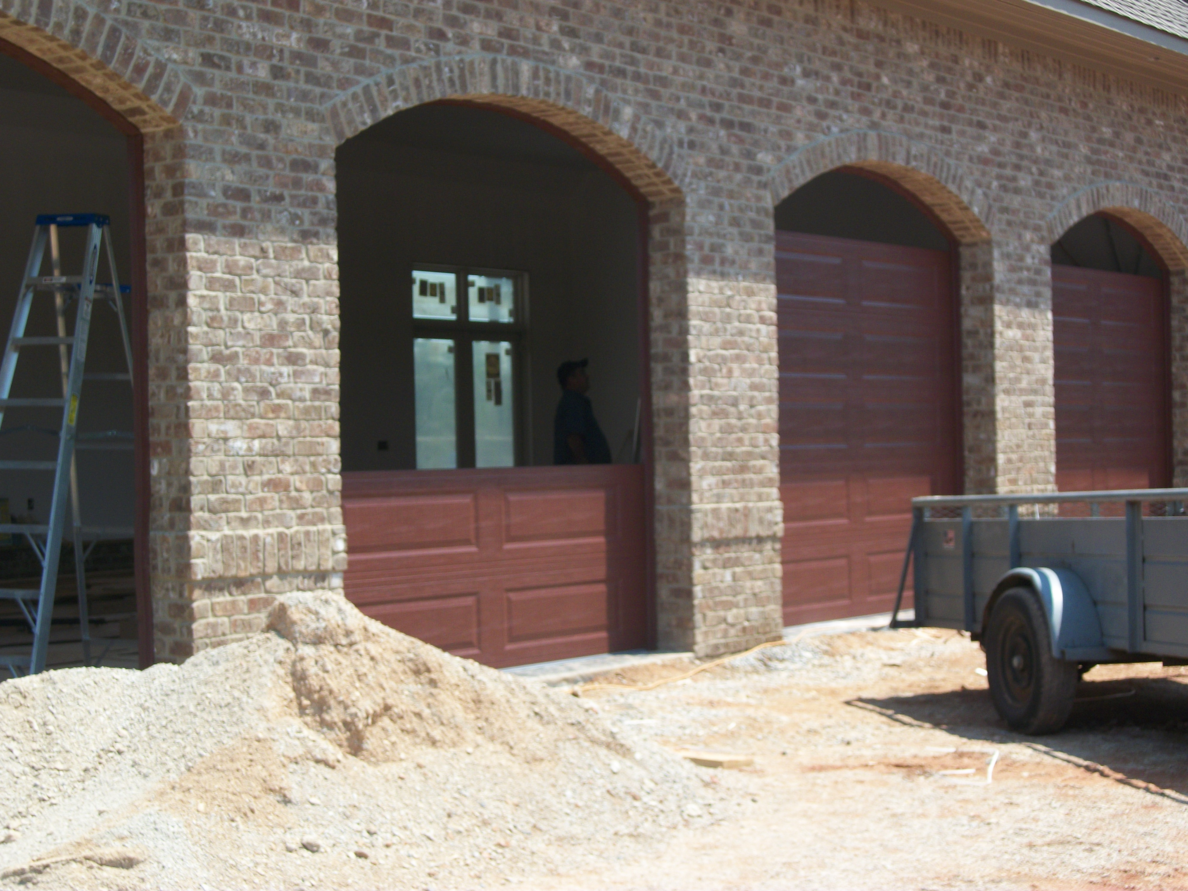 Garage Doors Portfolio New Garage Doors On New Construction intended for size 4000 X 3000