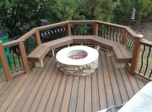 Gas Fire Pit On Trex Deck Decks Ideas with regard to measurements 1632 X 1224