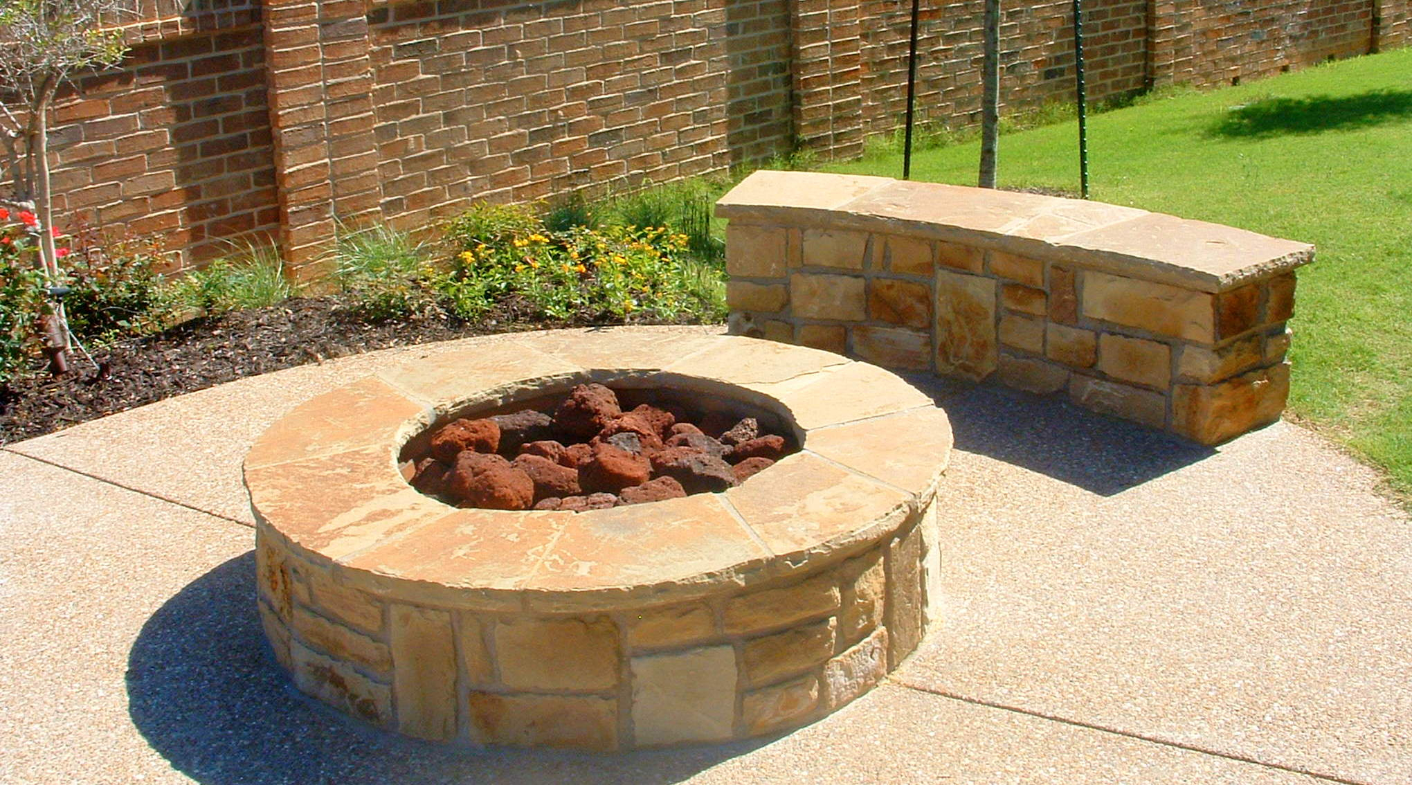 Gas Fire Pit Rocks Fireplace Design Ideas for size 2040 X 1134