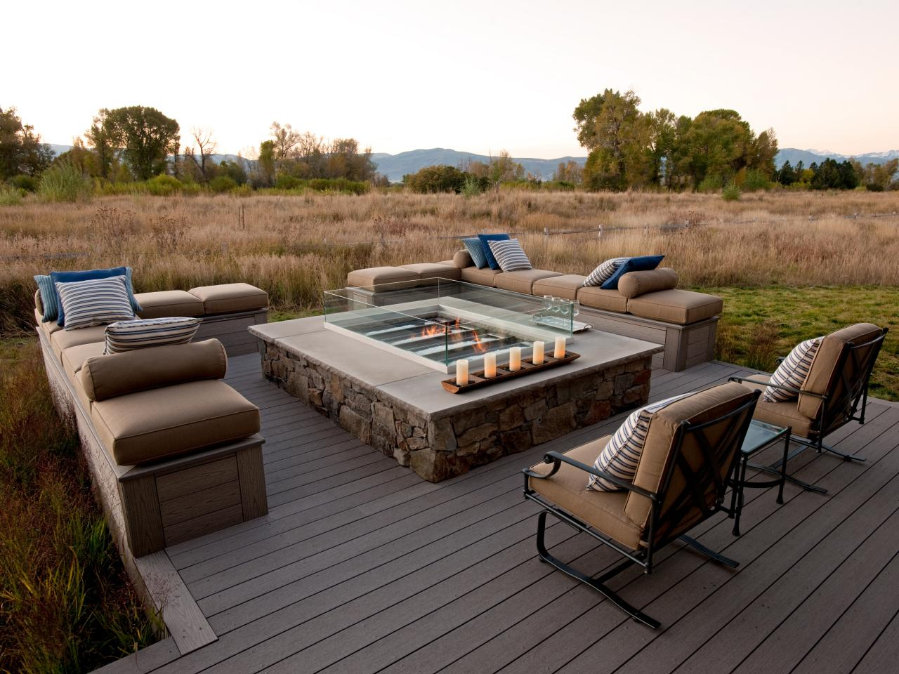 Gas Firepit For Deck Decks Ideas with regard to proportions 1280 X 960