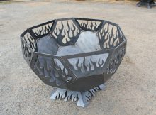 Geodesic Goblet Firepit Aussie Plasma Cutting throughout size 5184 X 3456