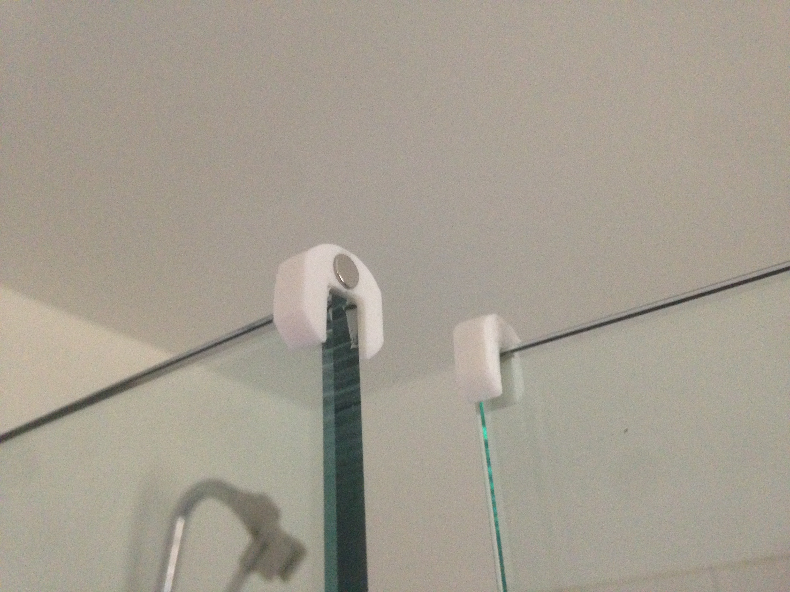 Glass Shower Door Magnet Brackets Stevecooley Thingiverse throughout sizing 3264 X 2448