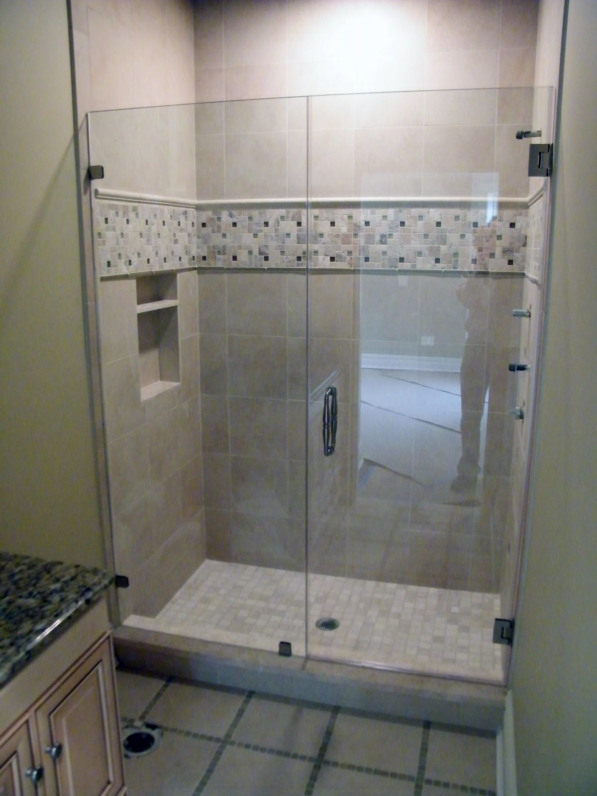 Glass Shower Enclosures Frameless Is A Headrail Necessary For Your in sizing 1200 X 1600