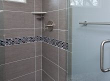 Grey Porcelain Tile Was Chosen For The Floor Shower Walls And Wall inside proportions 1000 X 1500