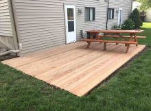 Ground Level Wood Deck Furniture Home Decor intended for measurements 1899 X 1424