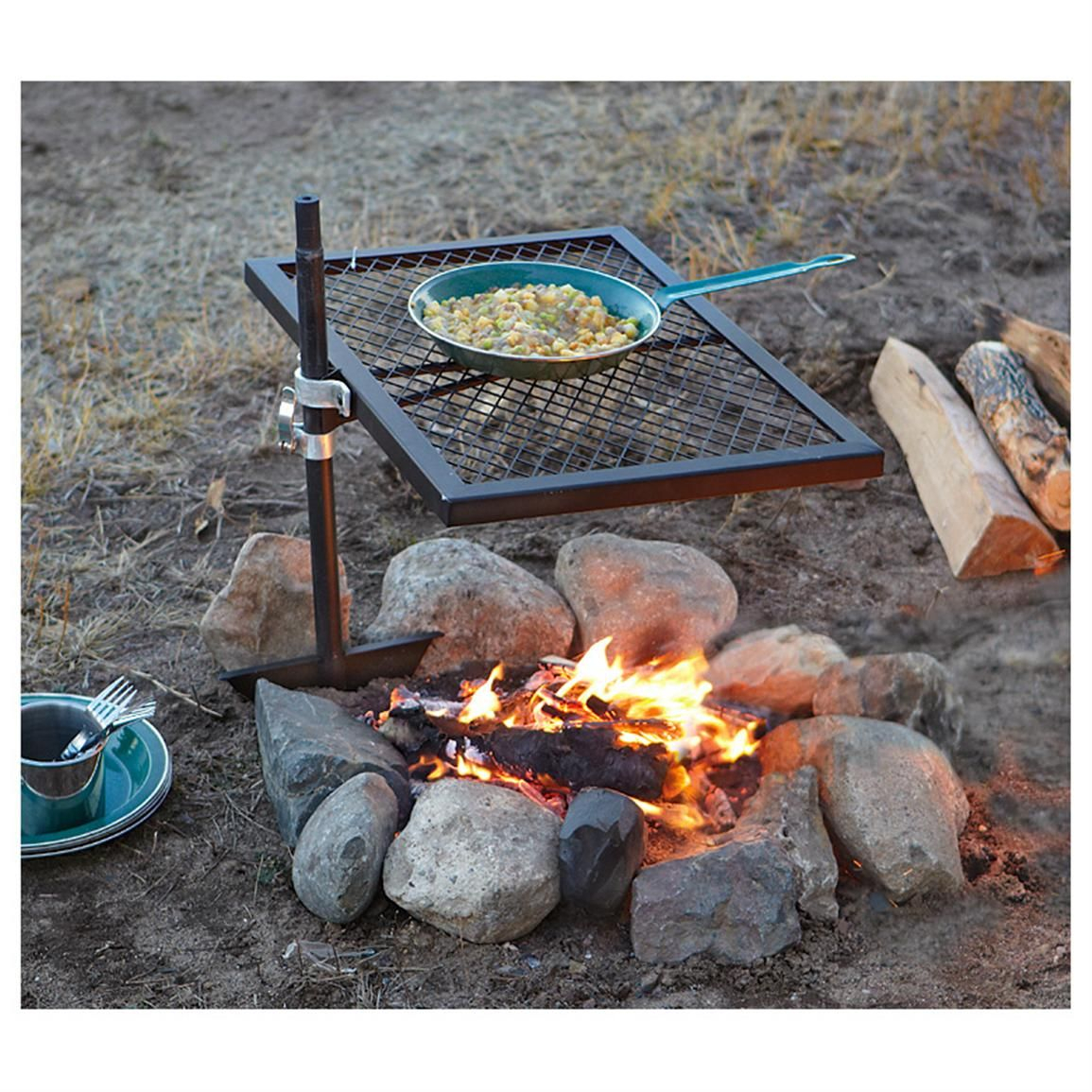 Guide Gear Swivel Fire Pit Grill 25 Camping Stuff Fire Pit pertaining to proportions 1155 X 1155