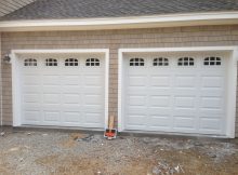 Haas Model 680 Steel Raised Panel Garage Doors In White With Cascade throughout sizing 2048 X 1536