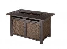 Hampton Bay Carol Stream 45 In D Rectangular Aluminum Gas Fire Pit pertaining to measurements 1000 X 1000