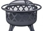 Hampton Bay Crossfire 2950 In Steel Fire Pit With Cooking Grate regarding proportions 1000 X 1000