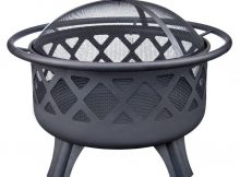 Hampton Bay Crossfire 2950 In Steel Fire Pit With Cooking Grate within dimensions 1000 X 1000