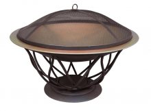 Hampton Bay Maison 30 In Copper Finish Bowl Fire Pit 25945 The pertaining to measurements 1000 X 1000