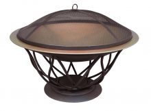 Hampton Bay Maison 30 In Copper Finish Bowl Fire Pit 25945 The within size 1000 X 1000