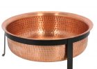 Hand Hammered 100 Copper Fire Pit Wood Ring Cover Fire Bowl Bronze within measurements 1000 X 1000