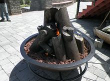 Hand Made Gas Fire Cauldron With Steel Logs Hellgate Forge pertaining to sizing 1600 X 1200