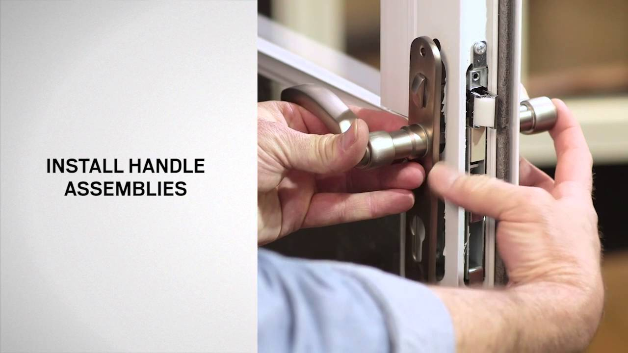 Handle Replacement On Andersen Full Lite Self Storing Storm Doors with regard to measurements 1280 X 720