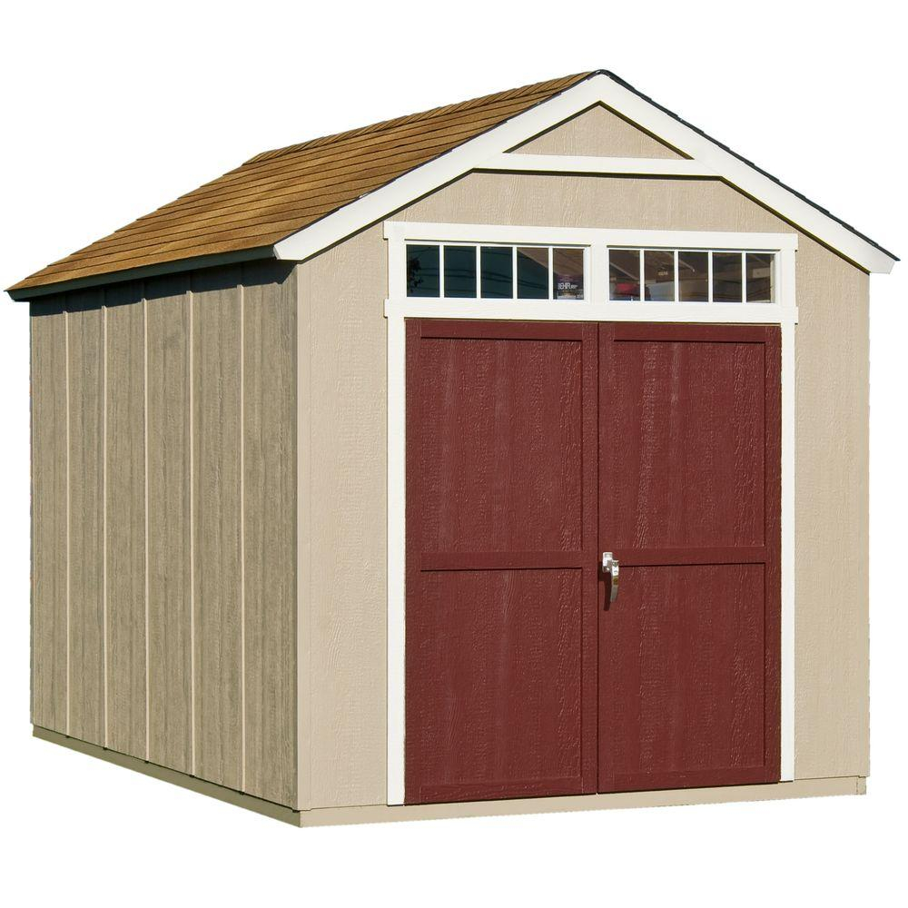 Handy Home Products Majestic 8 Ft X 12 Ft Wood Storage Shed 18631 for sizing 1000 X 1000