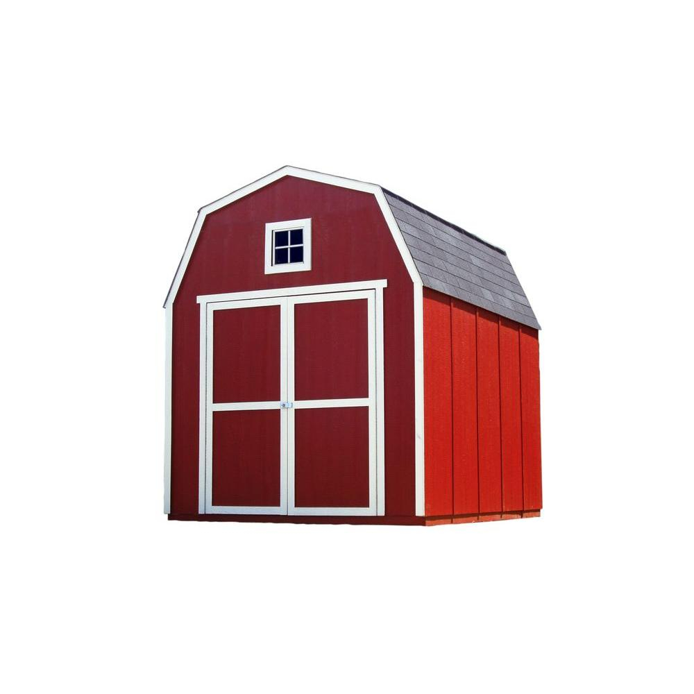 Handy Home Products Montana 8 Ft X 10 Ft Wood Storage Shed 18361 4 regarding sizing 1000 X 1000