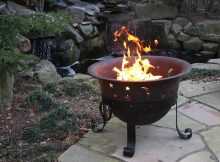 Heavy Duty Cast Iron Fire Pit With Cover 29 Catalina Creations with dimensions 1500 X 1000