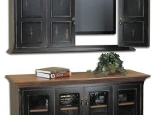 Hillsboro Flat Screen Tv Wall Cabinet Console For The Home inside measurements 825 X 1100