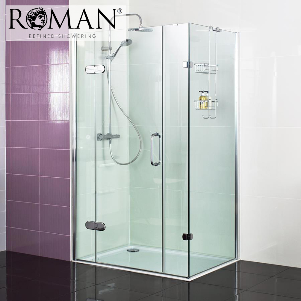 Hinged Shower Doors And Folding Shower Door Enclosures Roman Showers with sizing 1005 X 1005
