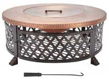 Home Decorators Collection 40 In Lattice Fire Pit Table In Copper within proportions 1000 X 1000